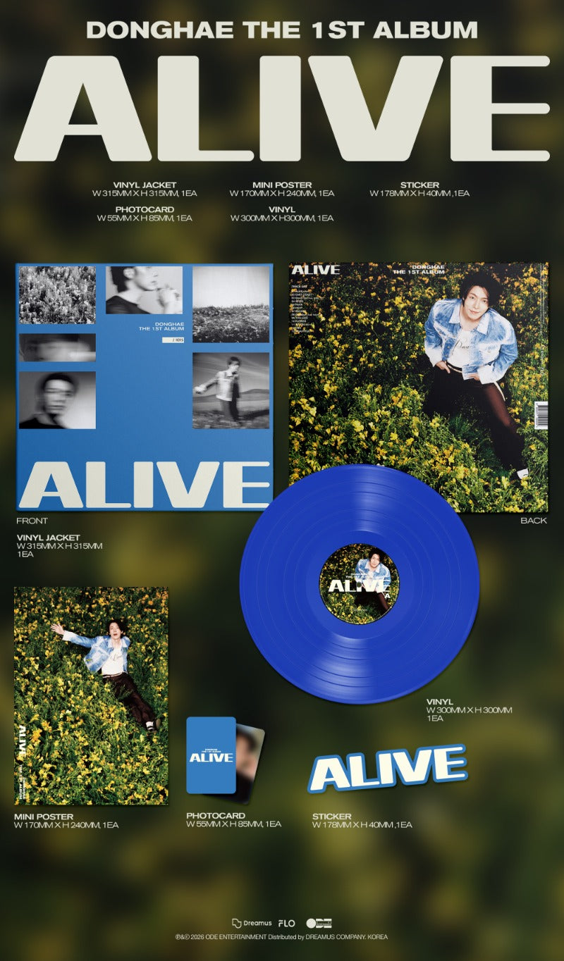 DONGHAE - ALIVE [1st Full Album] (LP Vinyl ver)