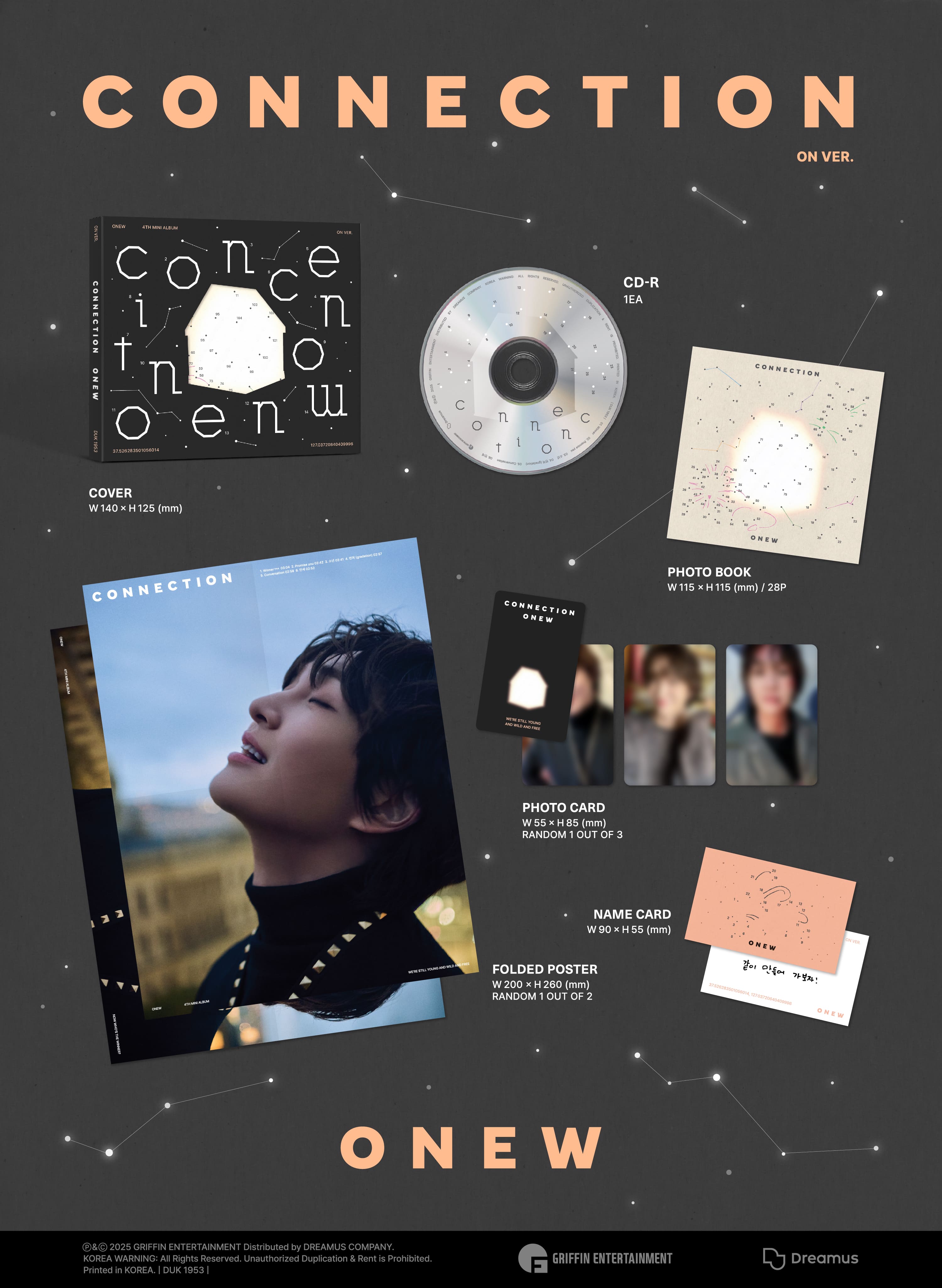 ONEW - Connection [4th Mini Album] (Digipack ver)