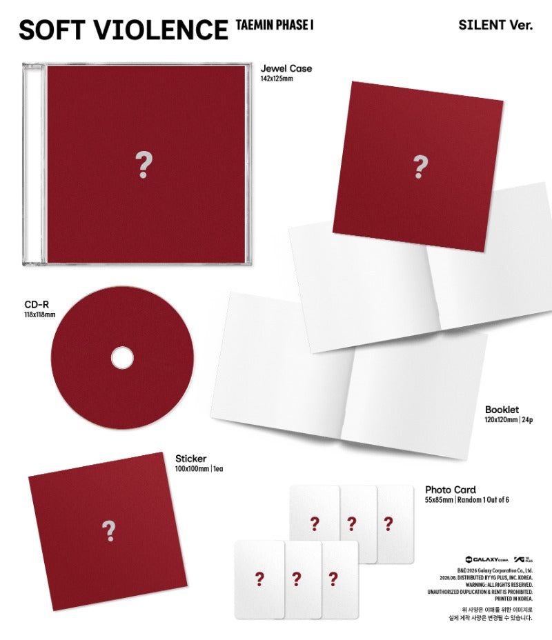 TAEMIN - Phase I: Soft Violence (Jewel ver)