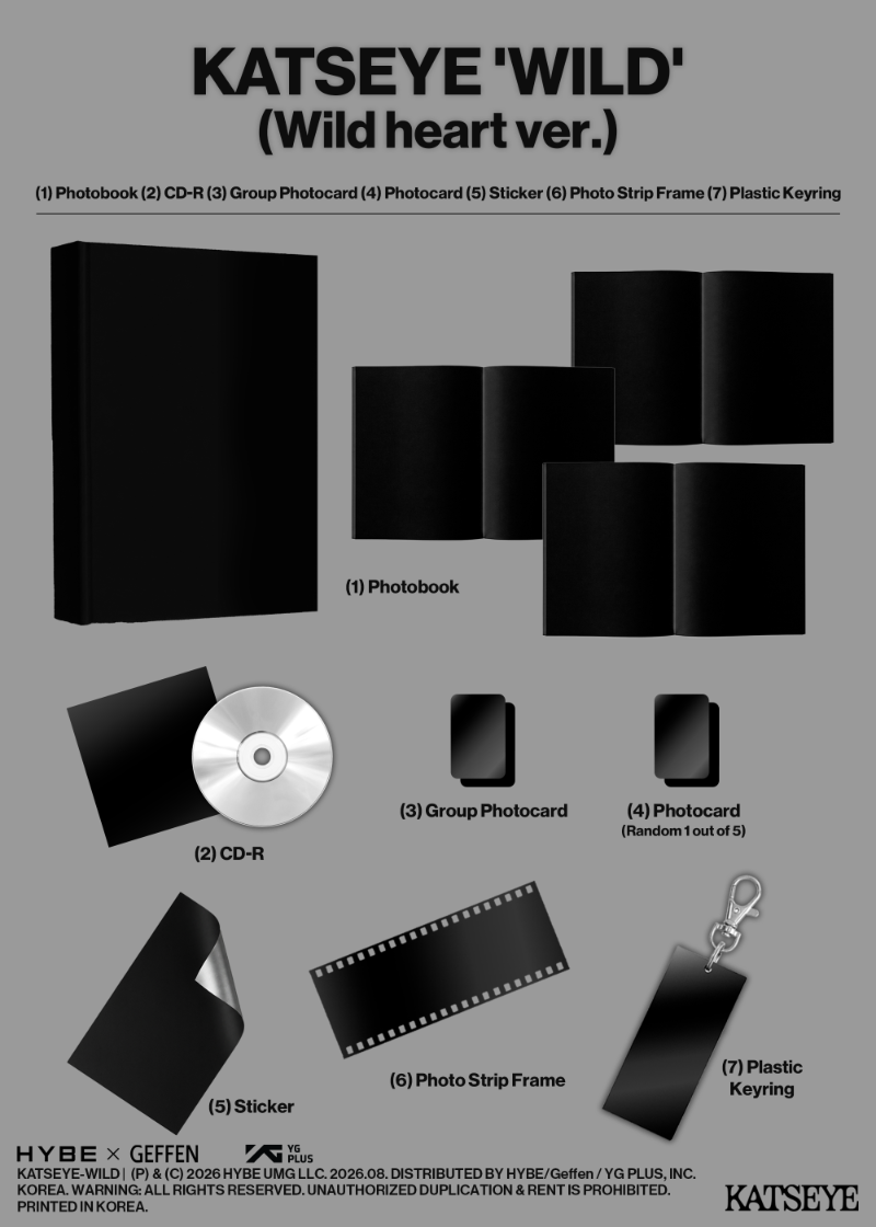 (Supplier/Weverse) KATSEYE - WILD [3rd EP Album] (Photobook ver)