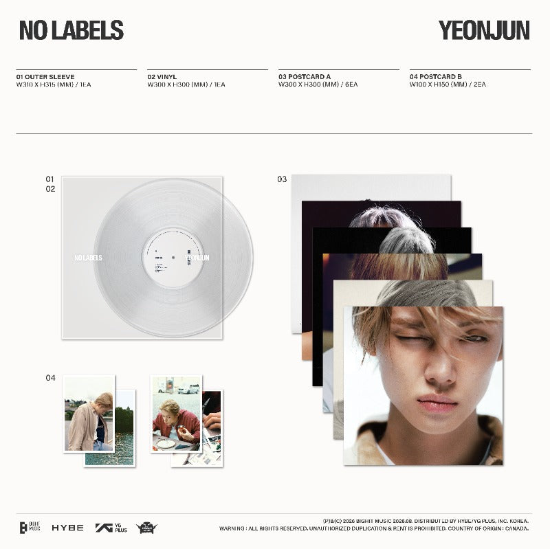 YEONJUN - No Labels: Pt 2 (LP ver)