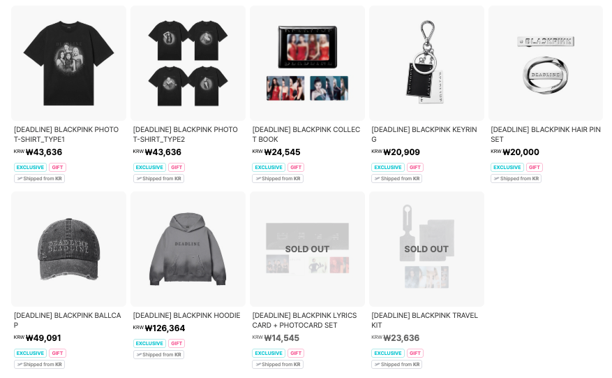 BLACKPINK - Deadline [Official Merchandise]
