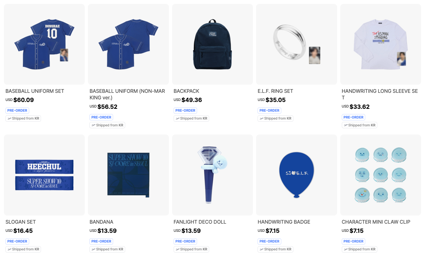 SUPER JUNIOR - Super Show 10 SJ-Core in Seoul [Official Tour Merchandise]