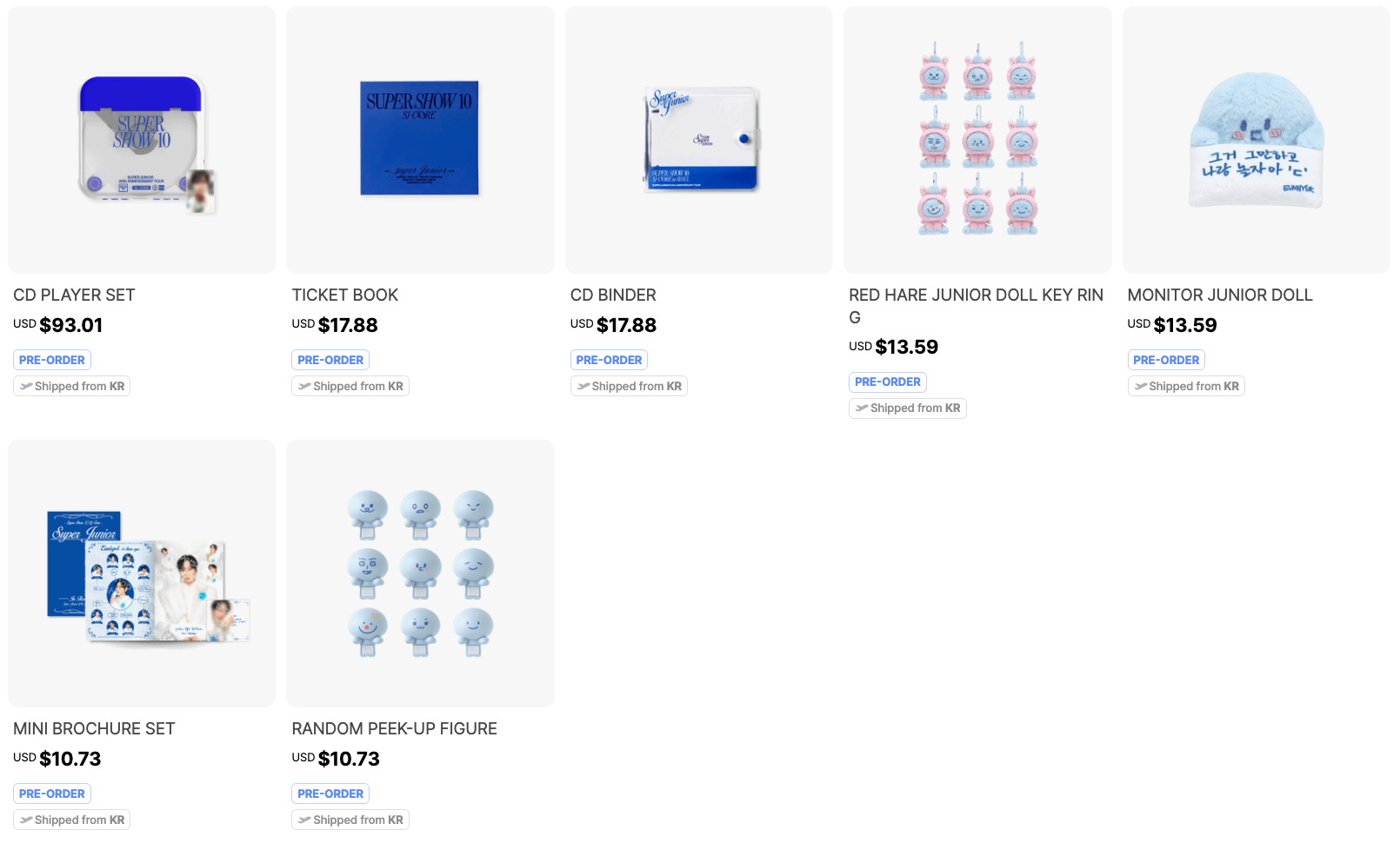 SUPER JUNIOR - Super Show 10 SJ-Core in Seoul [Official Tour Merchandise]