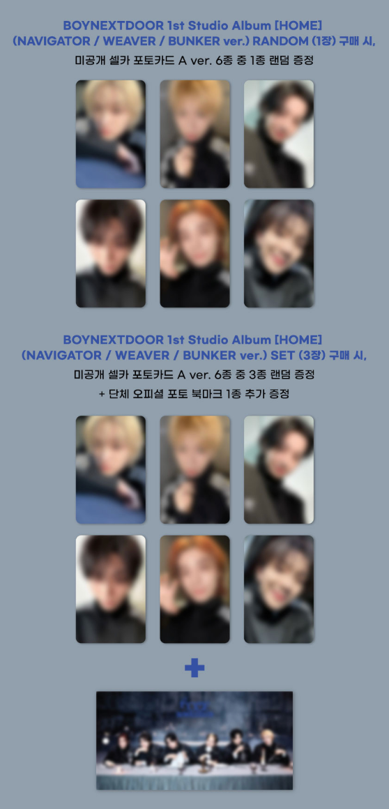 (Supplier/Applemusic) BOYNEXTDOOR - HOME [1st Studio Album] (Photobook ver)