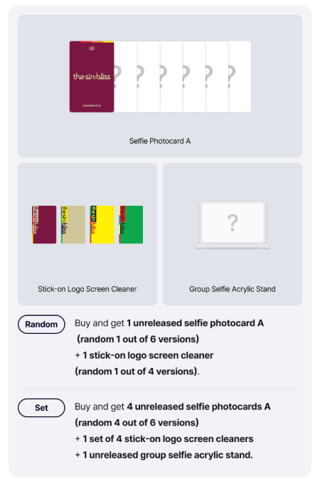 (Supplier/Applemusic/Weverse POB) ENHYPEN - The Sin: Bliss [8th Mini Album] (Photobook ver)