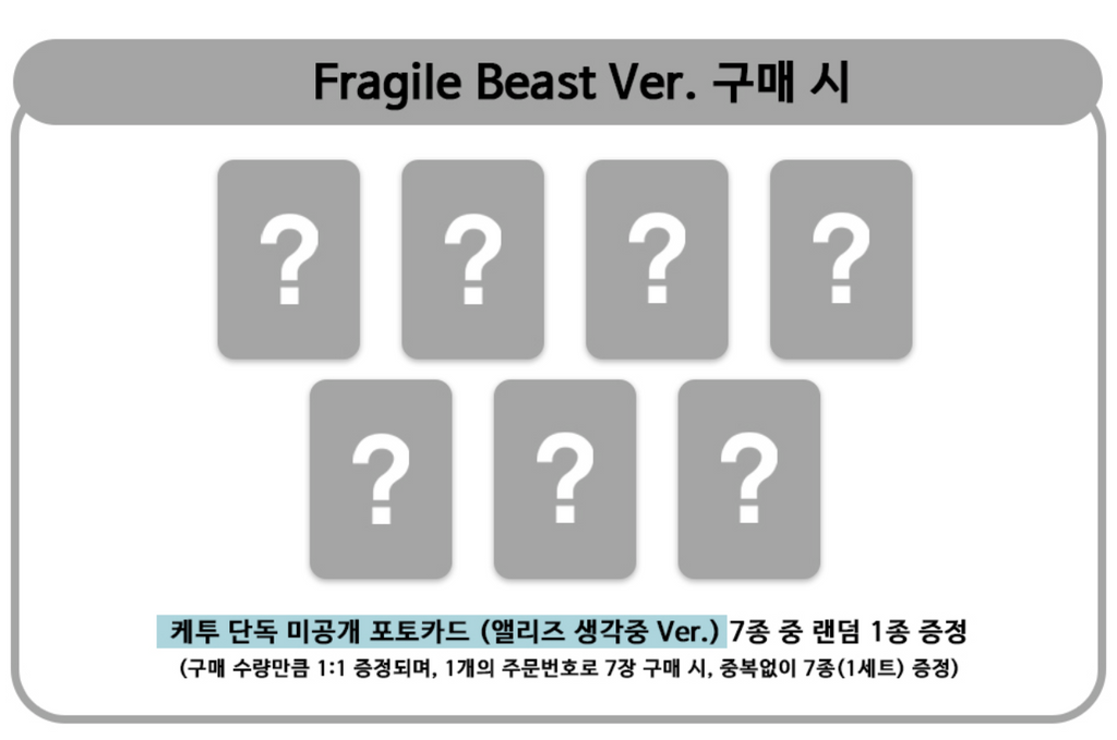 (Supplier/Kpop Together POB) ALPHA DRIVE ONE - UNBREAKABLE : 少年 BEAST [2nd Mini Album] (Fragile Beast ver)