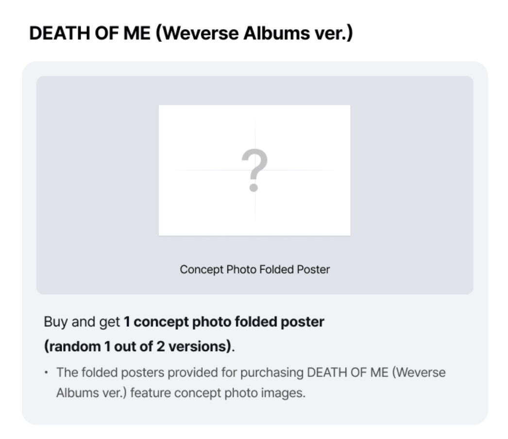 (Supplier/Weverse POB) EVAN - DEATH OF ME [1st Mini Album] (Weverse Albums ver)