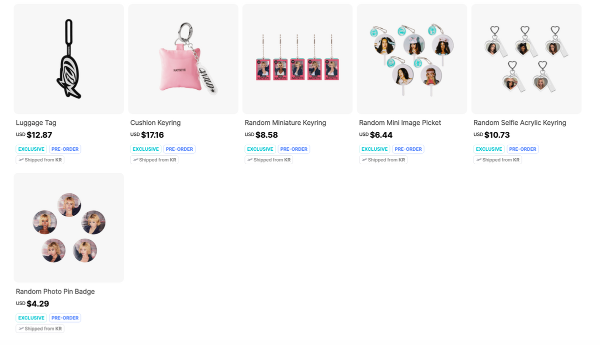 KATSEYE - WILD [Official Pop-Up in Seoul Merchandise]