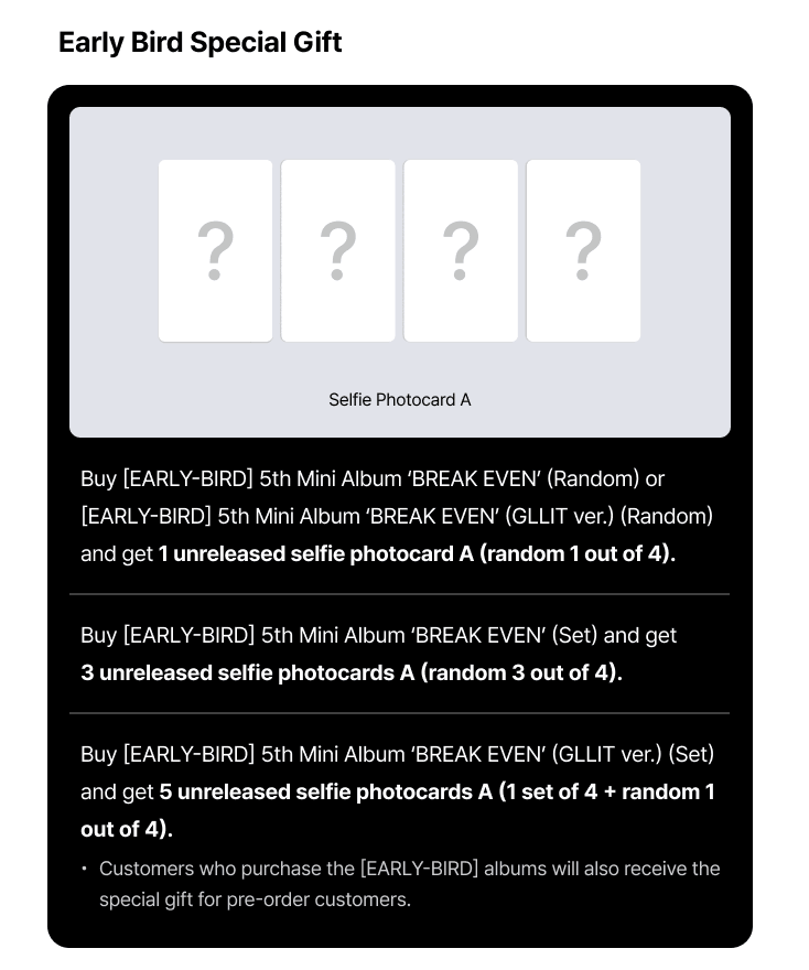 (Supplier/Applemusic/Weverse POB) ILLIT - Break Even [5th Mini Album] (Photobook ver)