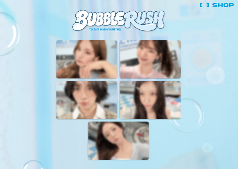 (Supplier/Applemusic/Fansshop/Aladin POB) ITZY - 2027 Season's Greetings 'Bubble Rush'
