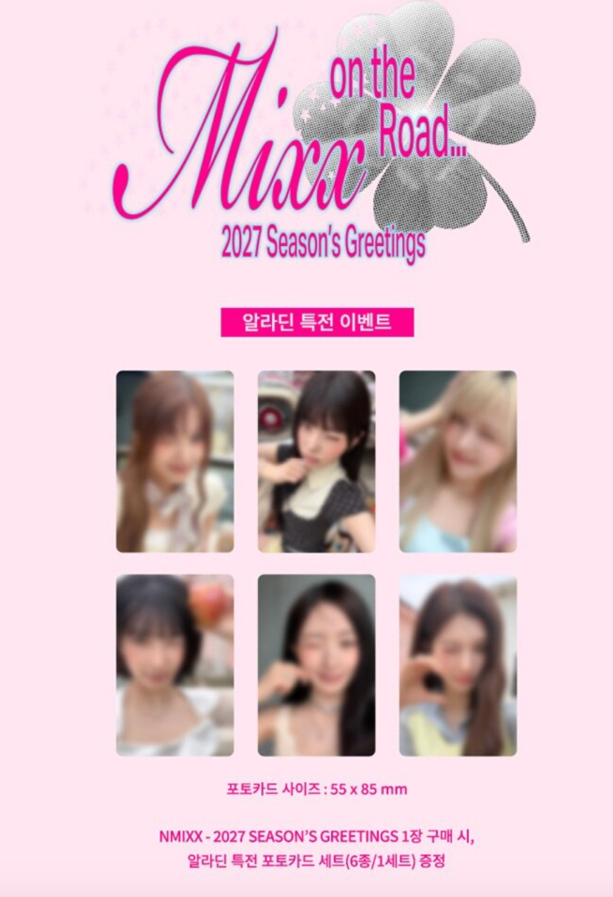 (Supplier/Applemusic/Fansshop/Aladin POB) NMIXX  - 2027 Season's Greetings 'MIXX on the Road'