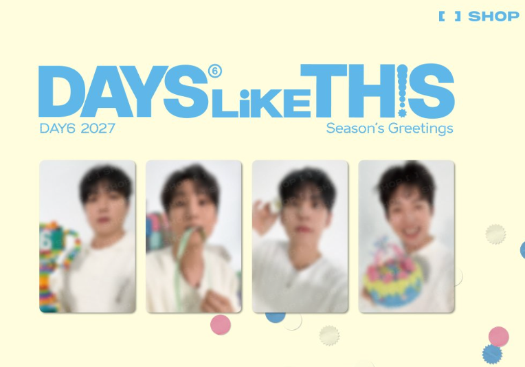 (Supplier/Applemusic/Fansshop/Aladin POB) DAY6  - 2027 Season's Greetings 'Days Like This'