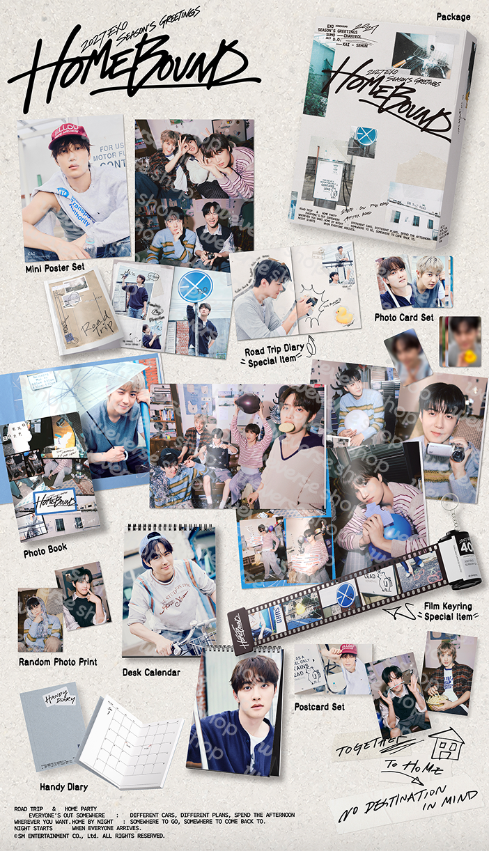 (Supplier/Weverse POB) EXO - 2027 Season's Greetings (Kit/Wall Calendar)