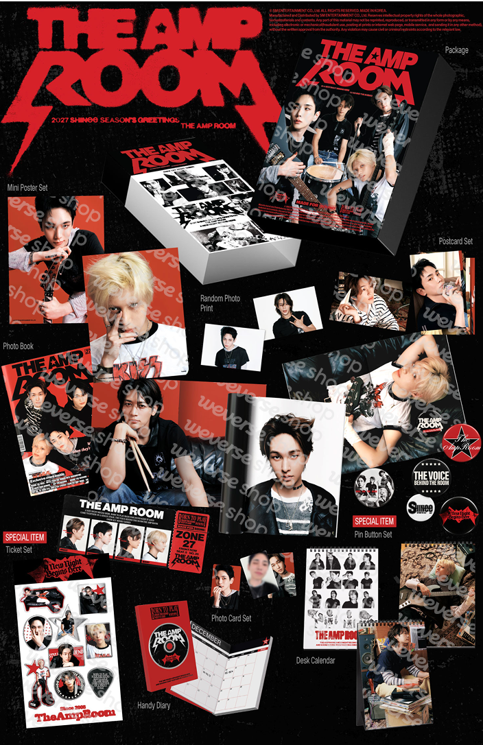 (Supplier/Weverse POB) SHINee - 2027 Season's Greetings (Kit/Wall Calendar)