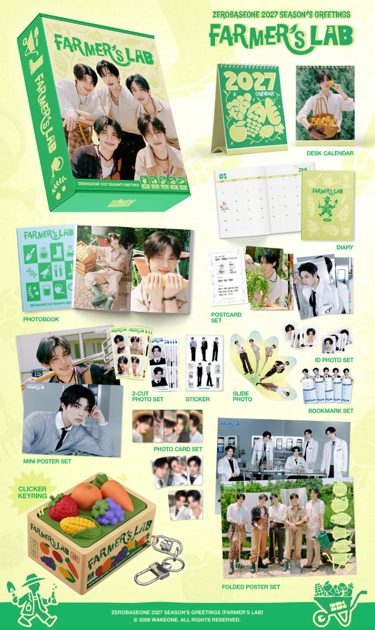(Supplier/Ktown4u POB) ZEROBASEONE - 2027 Season's Greetings (FARMER'S LAB)