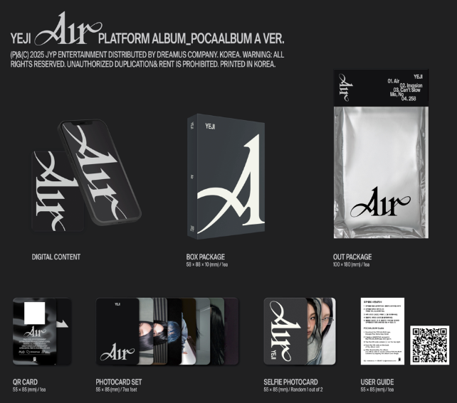 YEJI - Air [1st Mini Album] (Poca Album ver)