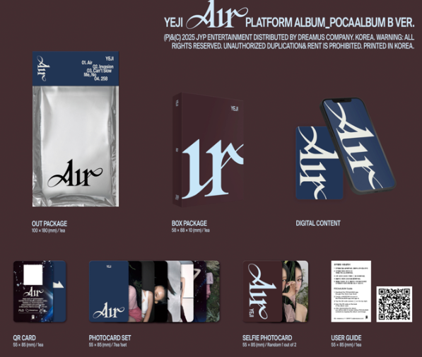 YEJI - Air [1st Mini Album] (Poca Album ver)