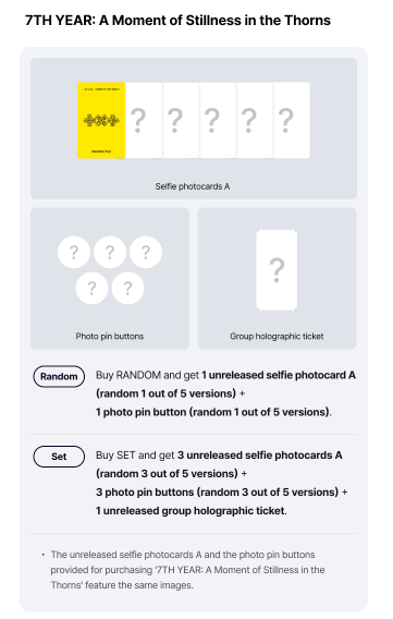 (Supplier/Applemusic/Weverse) TXT - 7th Year: A Moment Of Stillness In The Thorns (Photobook ver)