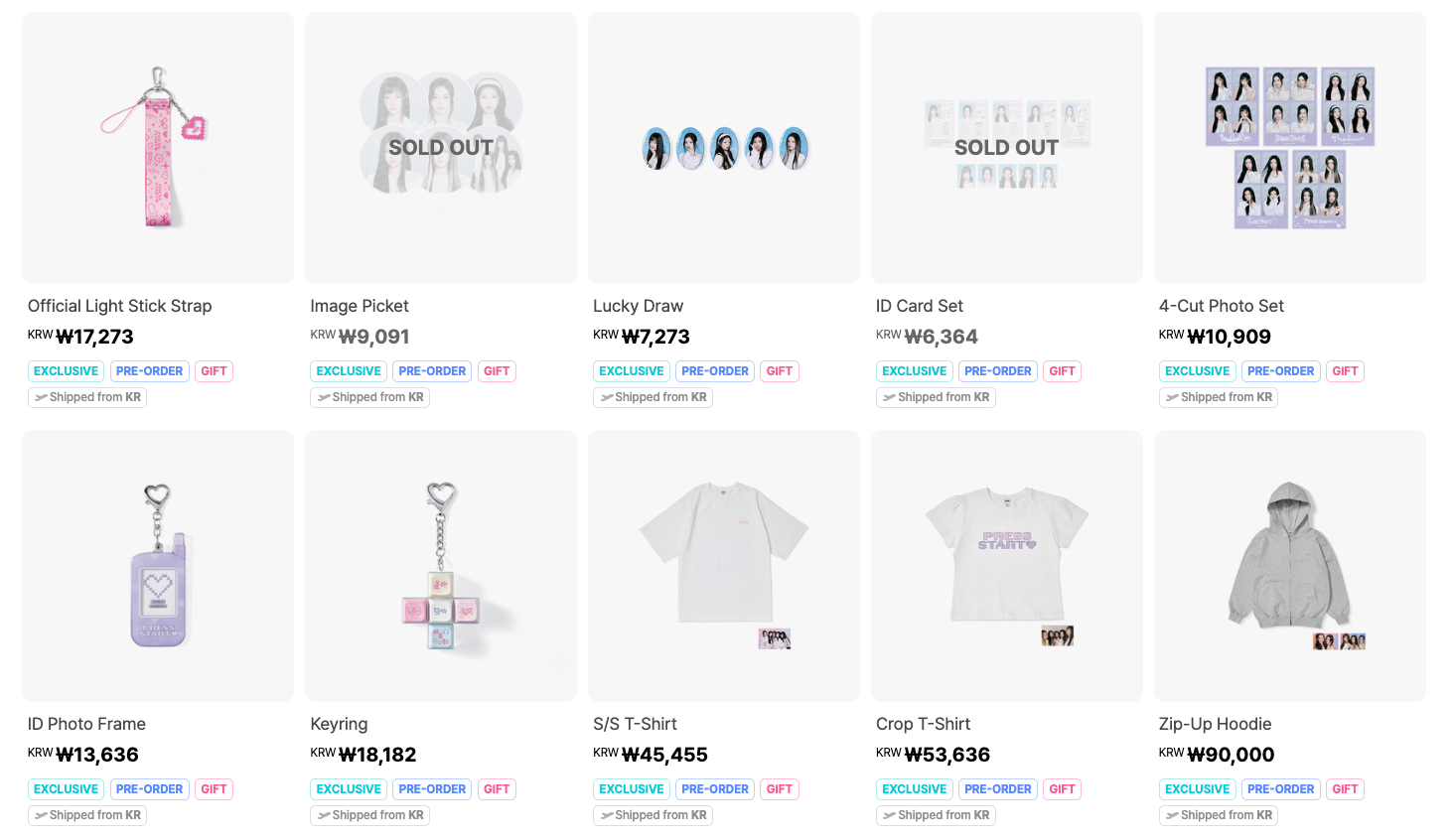 ILLIT - Press Start ♥ [Official Tour Merchandise]