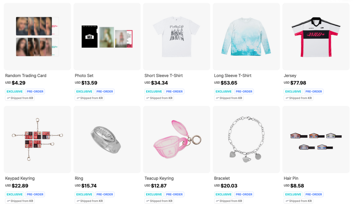 KATSEYE - WILD [Official Pop-Up in Seoul Merchandise]