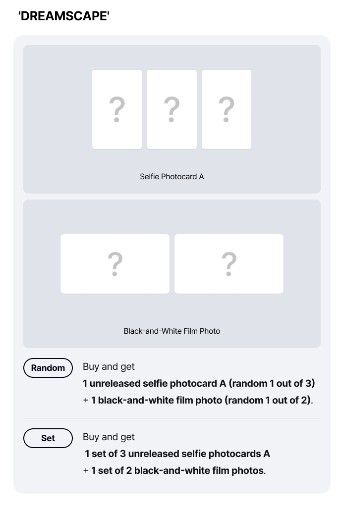 (Supplier/Applemusic/Weverse POB) JEONGHAN x JOSHUA - DREAMSCAPE [1st Mini Album] (Photobook ver)