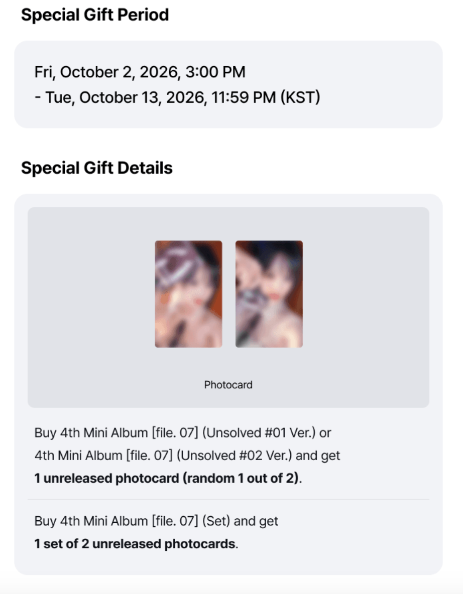 (Supplier/Weverse POB) YUJU - file. 07 [4th Mini Album] (Photobook ver)