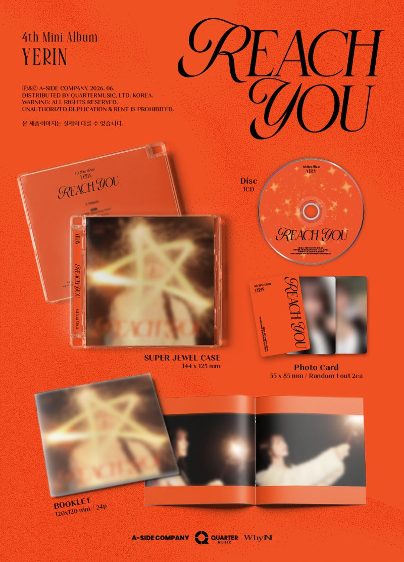YERIN - REACH YOU [4th Mini Album] (Jewel Case ver)