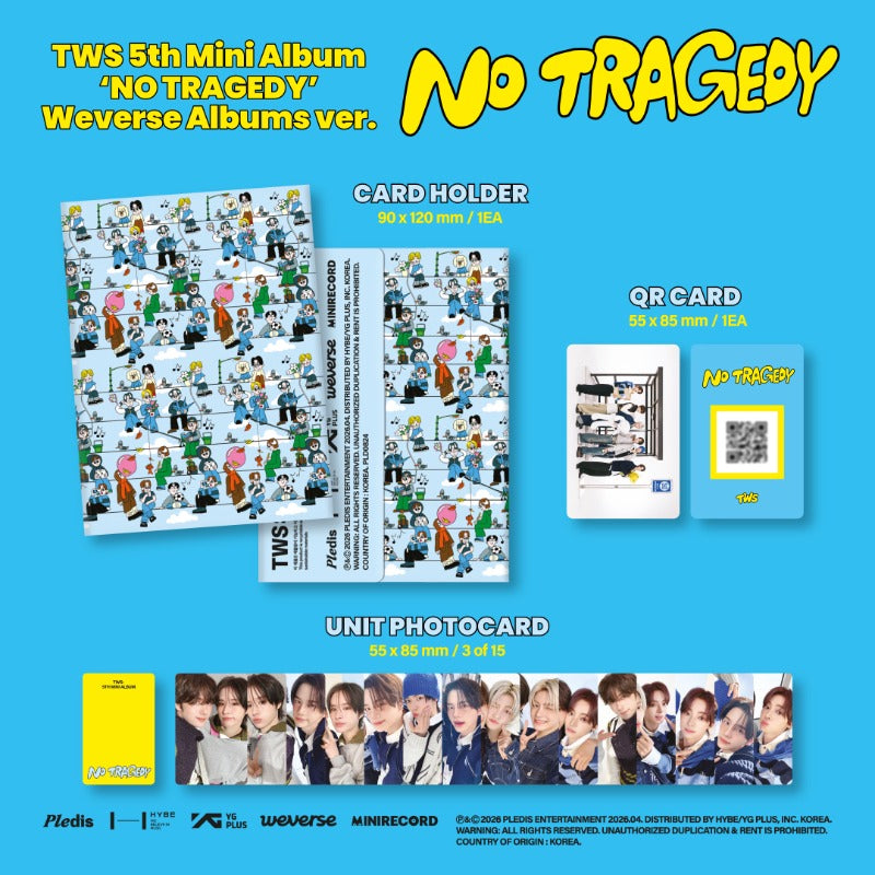 (Supplier/Applemusic/Weverse) TWS - No Tragedy [5th Mini Album] (Weverse Albums ver)