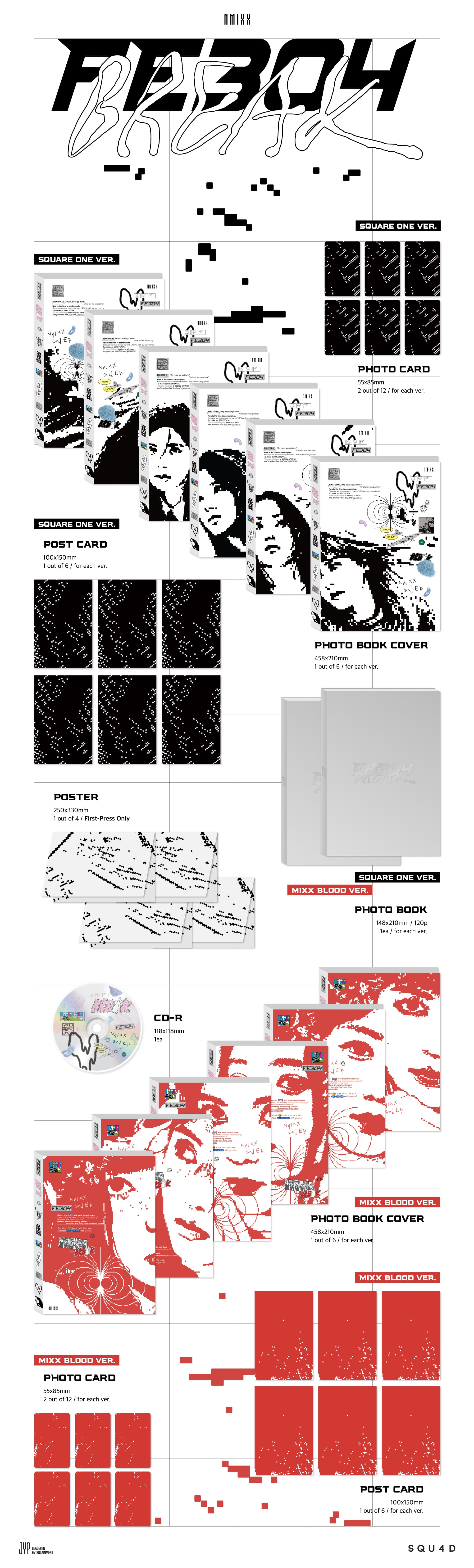 NMIXX - Fe3O4: Break [2nd Mini Album] (Square One / Mix Blood ver)