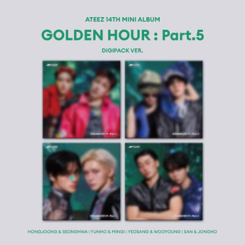 (Supplier/Applemusic POB) ATEEZ - Golden Hour Pt. 5 [14th Mini Album] (Unit Digipack ver)