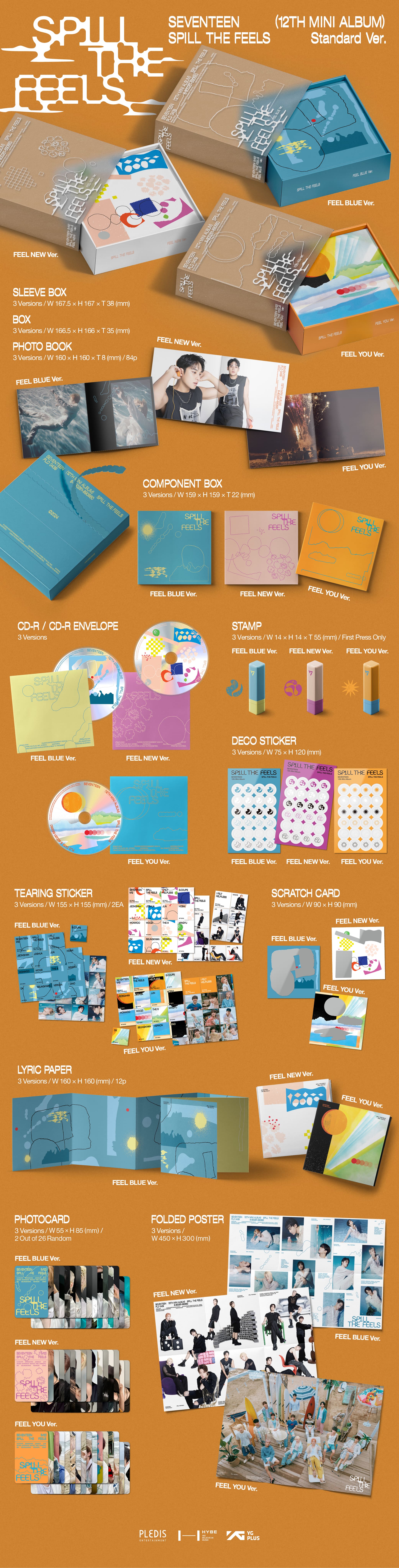 SEVENTEEN - Spill The Feels [12th Mini Album] (Photobook ver)