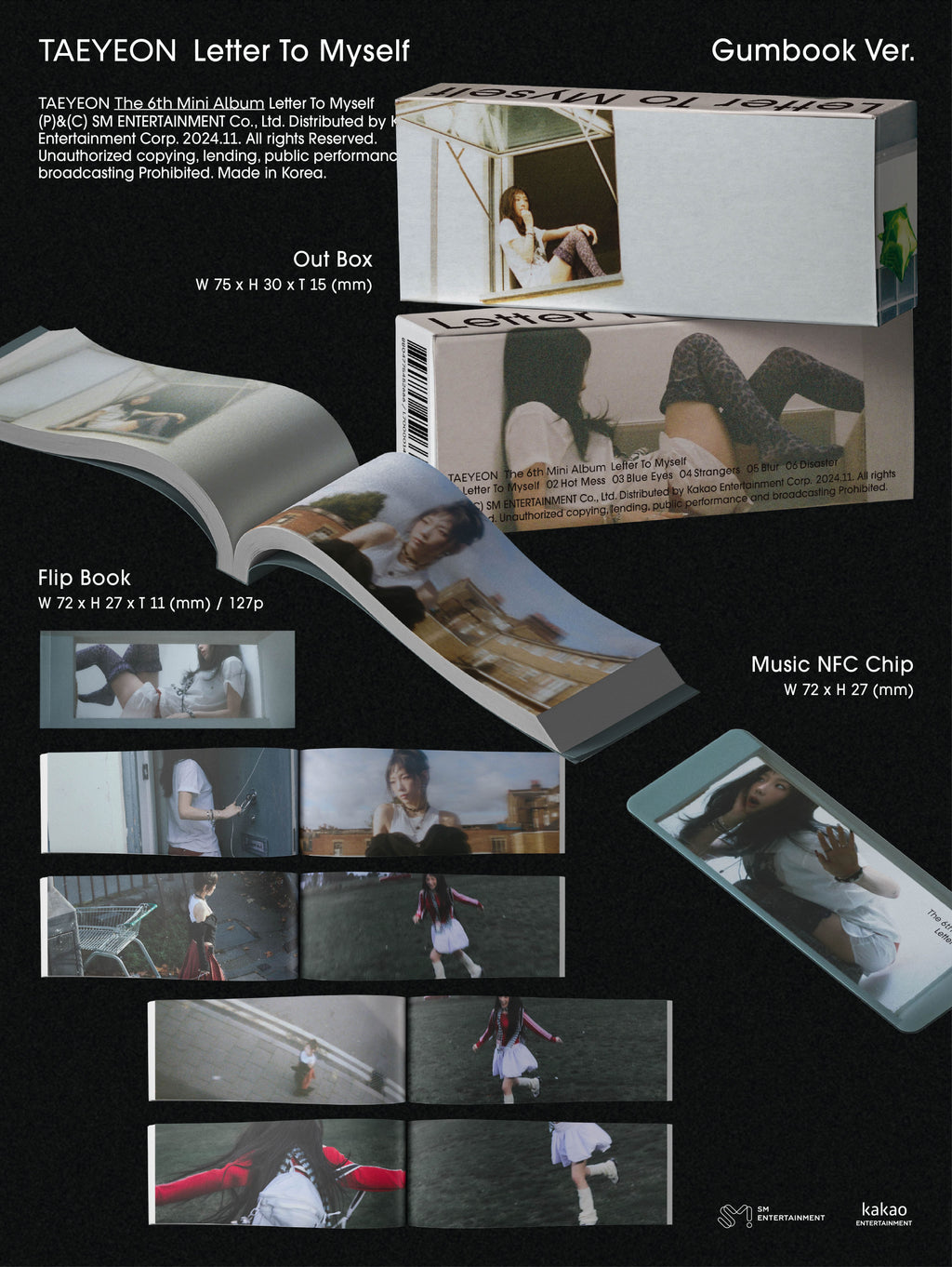 TAEYEON - Letter To Myself [6th Mini Album] (Gumbook ver)
