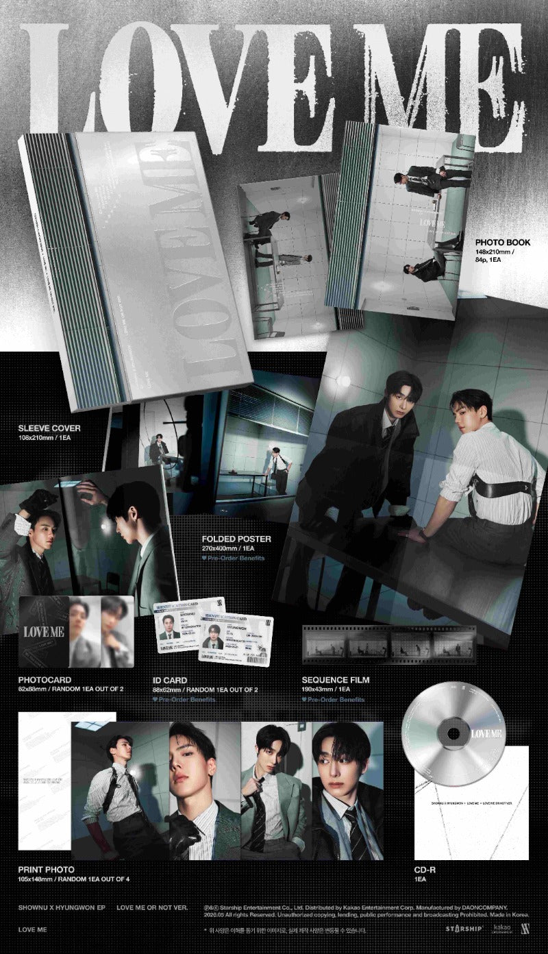 SHOWNU x HYUNGWON - Love Me (Photobook ver)