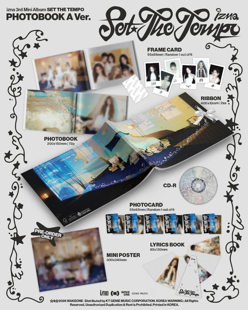 IZNA - Set The Tempo [3rd Mini Album] (Photobook ver)