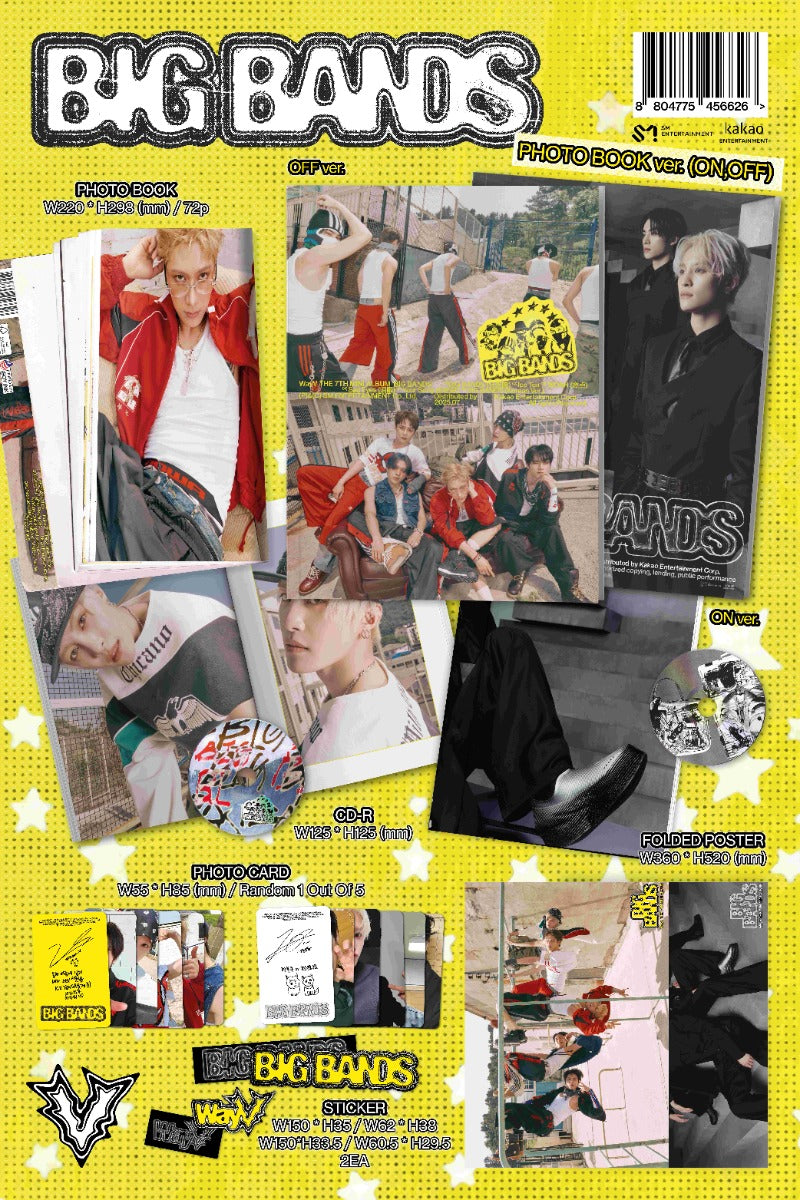 WayV - Big Bands [7th Mini Album] (Photobook ver)