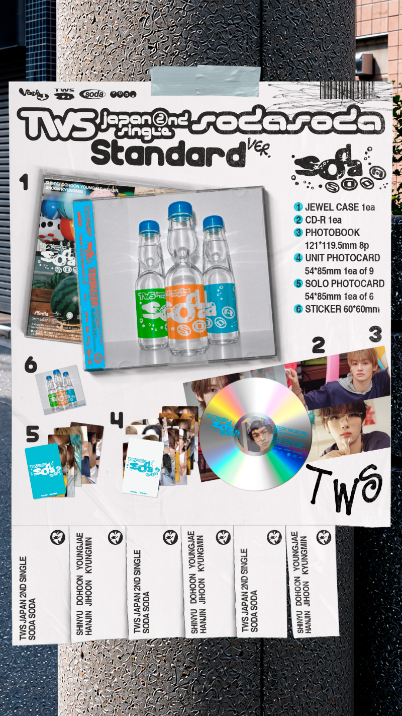 TWS - SODA SODA [Japan 2nd Single Album] (Standard ver)