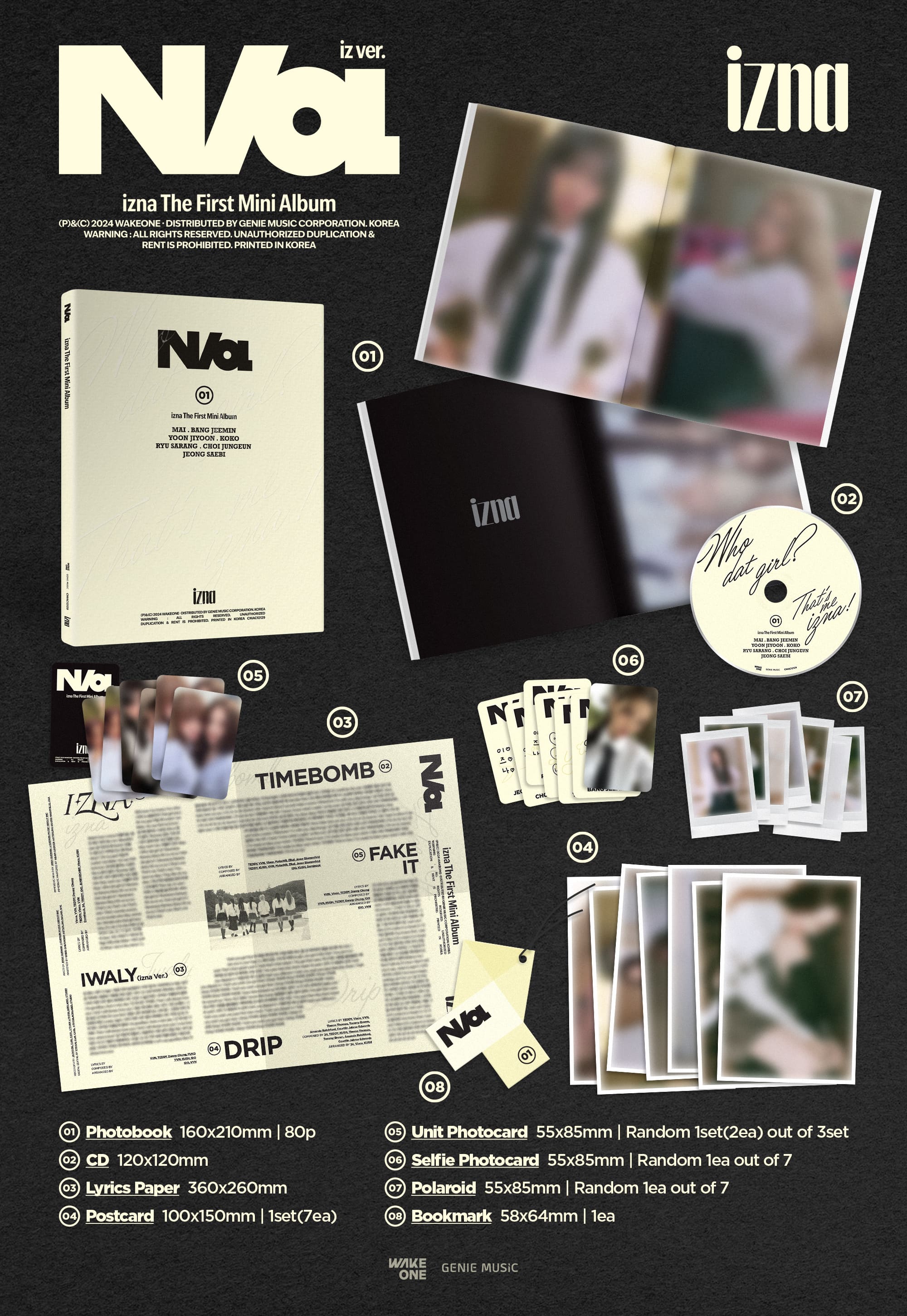 IZNA - N/A [1st Mini Album] (Photobook ver)