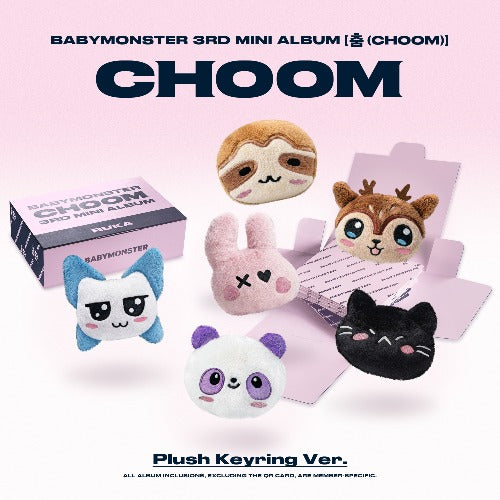 BABYMONSTER - CHOOM [3rd Mini Album] (Plush Keyring ver)