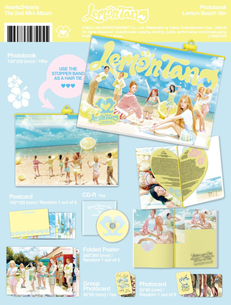 Hearts2Hearts - Lemon Tang [2nd Mini Album] (Photobook ver)