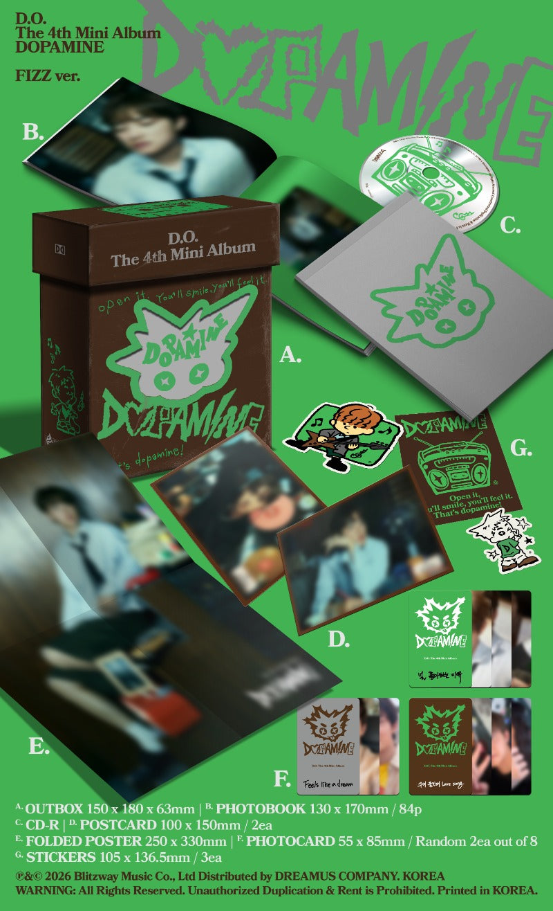 D.O - Dopamine [4th Mini Album] (Photobook ver)