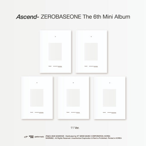 (Applemusic POB) ZEROBASEONE - Ascend- (11 ver)