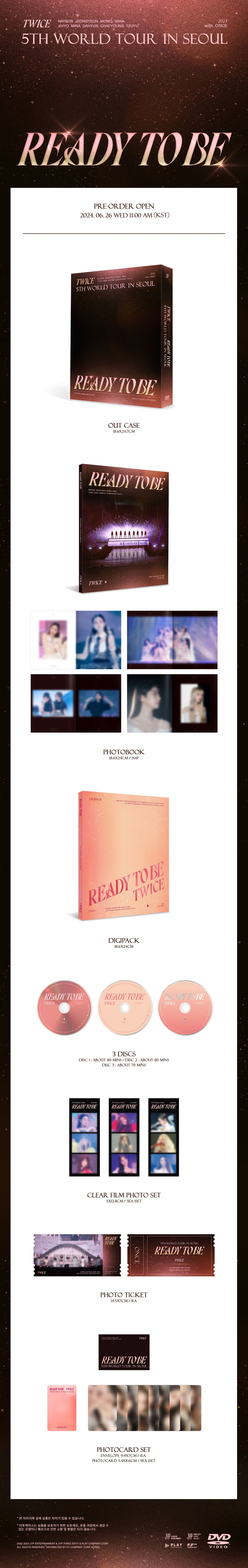 TWICE - 5th World Tour in Seoul [Ready To Be] (DVD ver)