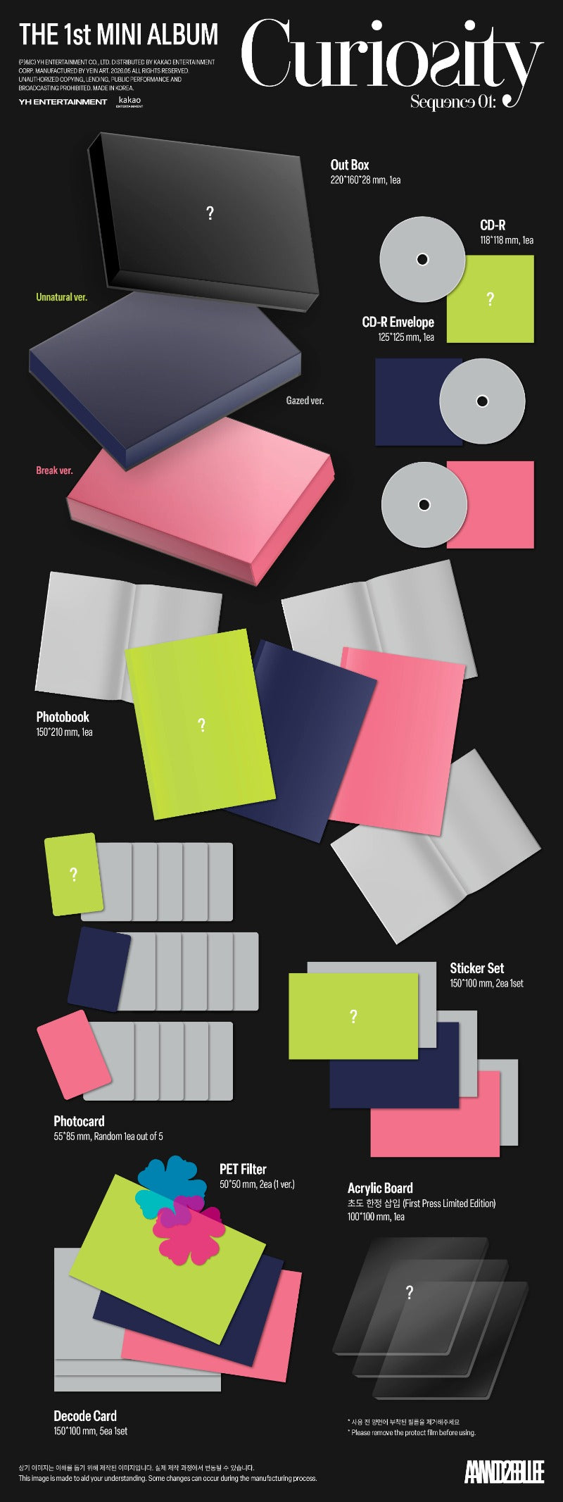 AND2BLE - Sequence 01: Curiosity [1st Mini Album] (Photobook ver)