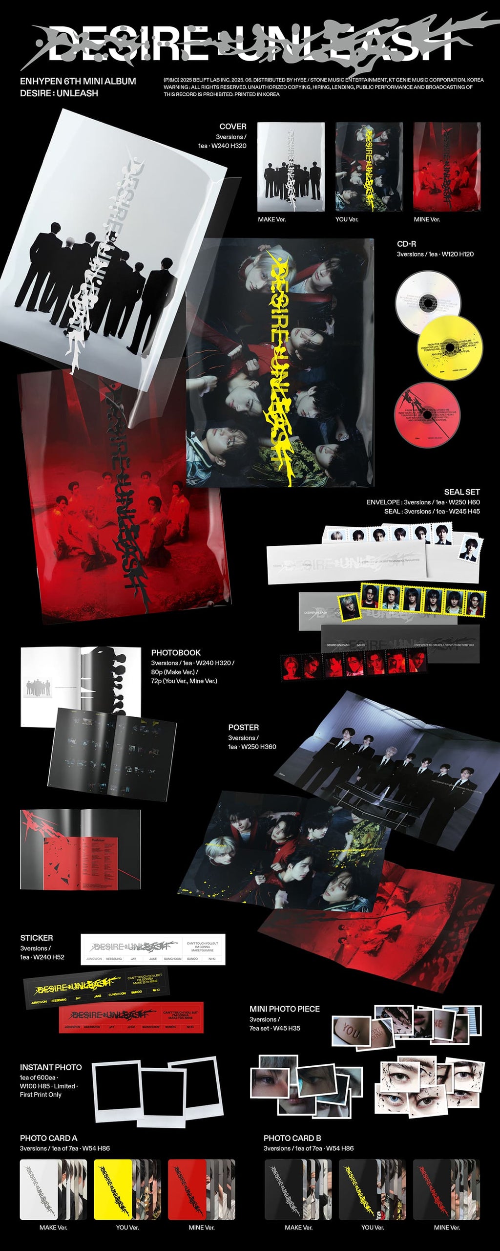 ENHYPEN - Desire: Unleash (Photobook ver)