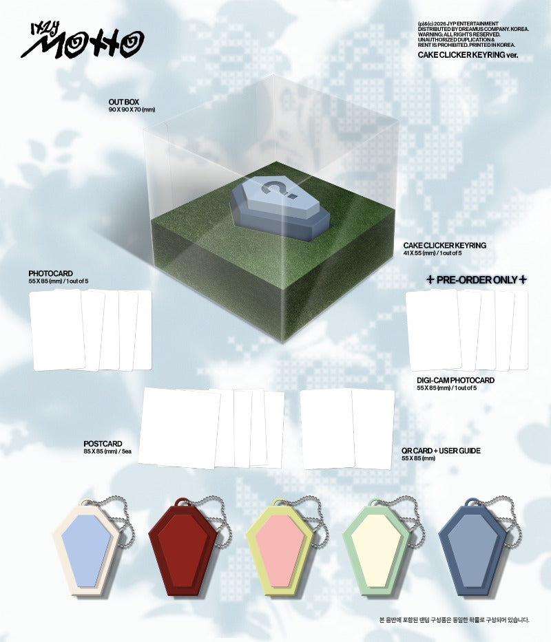 ITZY - Motto [12th Mini Album] (Cake Clicker Keyring ver)