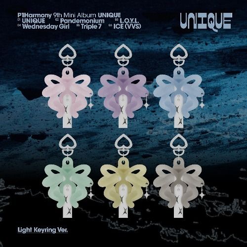 P1HARMONY - Unique [9th Mini Album] (Light Keyring ver)