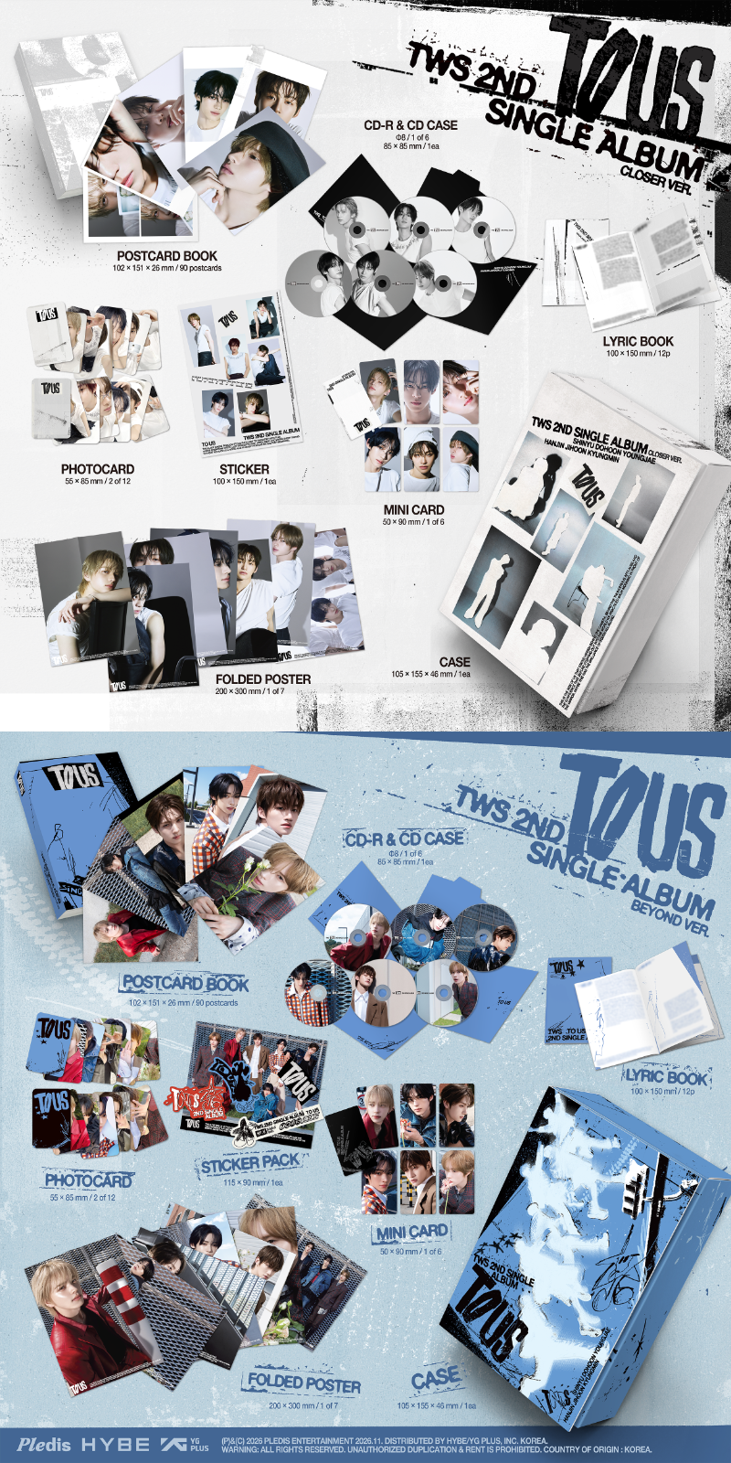 (Supplier/Weverse POB) TWS - TO US [2nd Single Album] (Photobook ver)