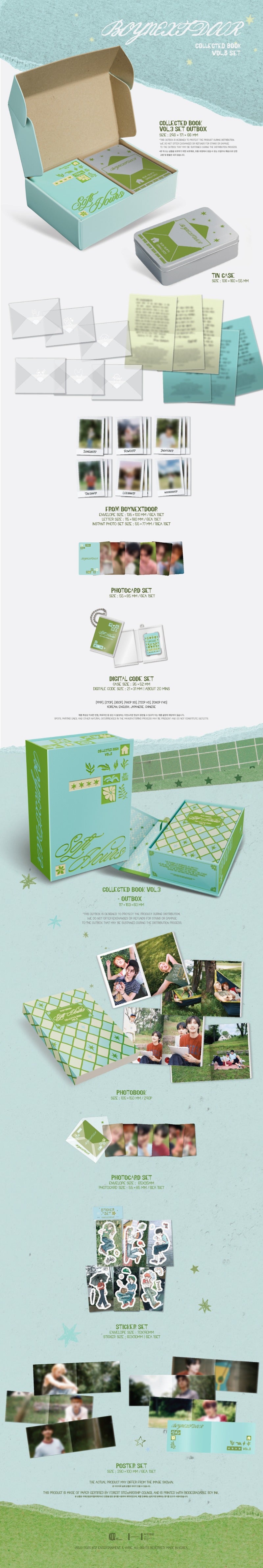 (Supplier/Weverse) BOYNEXTDOOR - Collected Book Vol. 3 (SET)