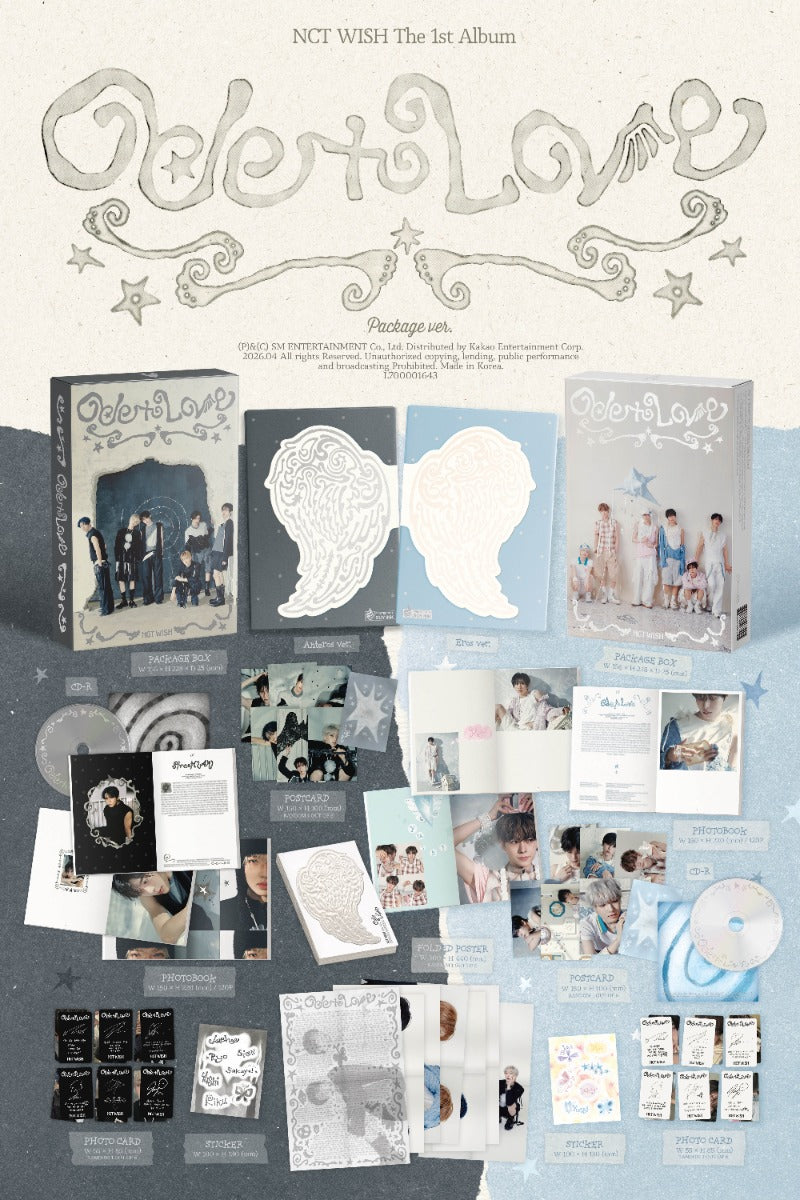 NCT WISH - Ode to Love [1st Full Album] (Package ver)